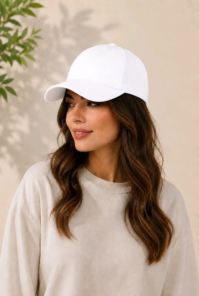 Unisex Ayarlanabilir Pamuk Gabardin Şapka - 6