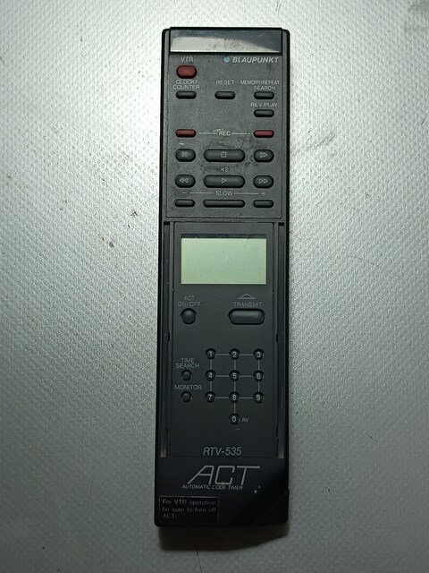 BLAUPUNKT RTV-535 VHS VİDEO KUMANDASI