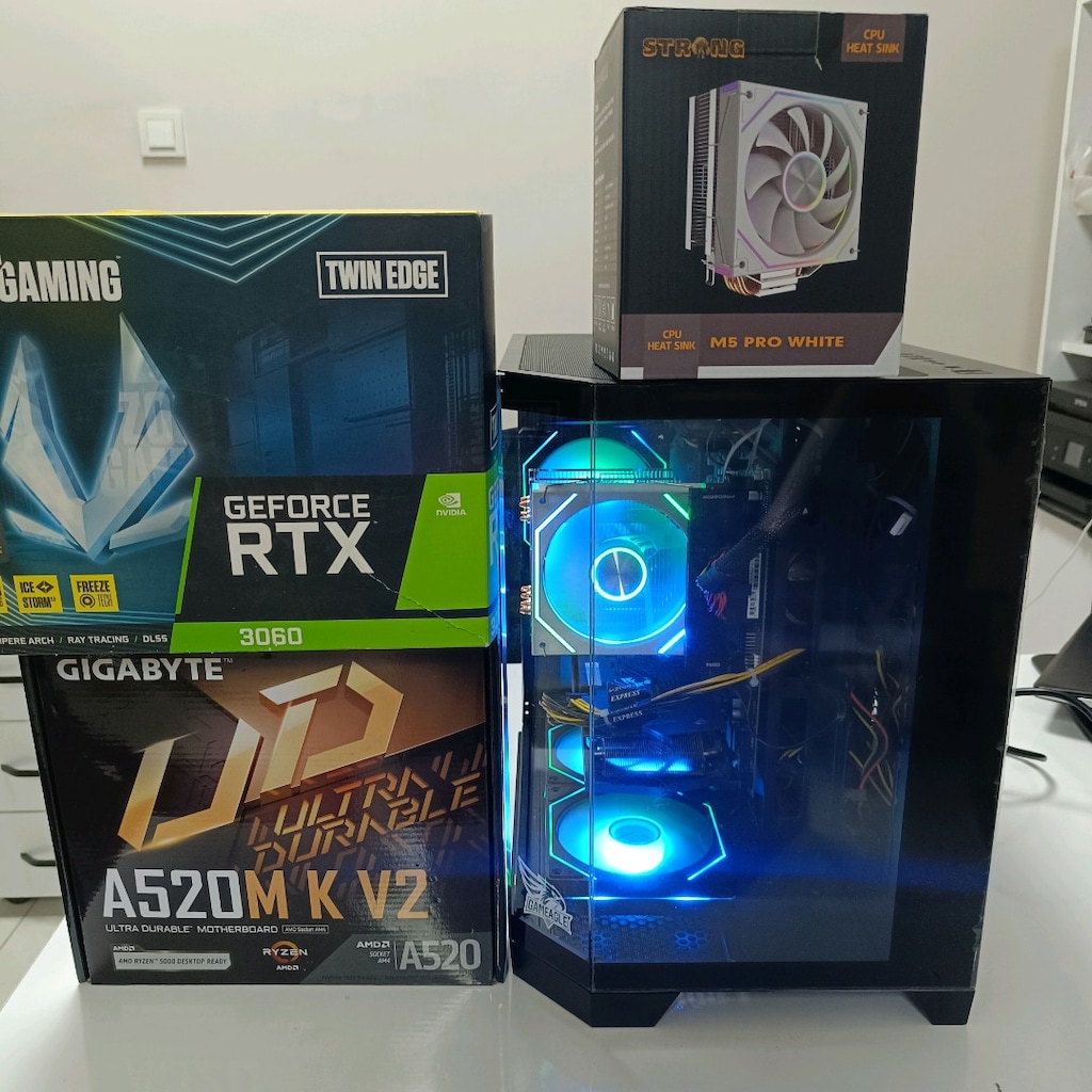AMD RYZEN 7 16 GB RTX 3060 AKVARYUM GMNG BİLGİSAYAR - 7