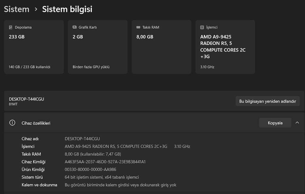 lenovo temiz leptop bilgisayar - 7