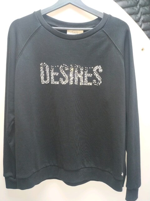 LOFT ORJİNAL BAYAN Siyah Desires Yazılı Sweatshirt