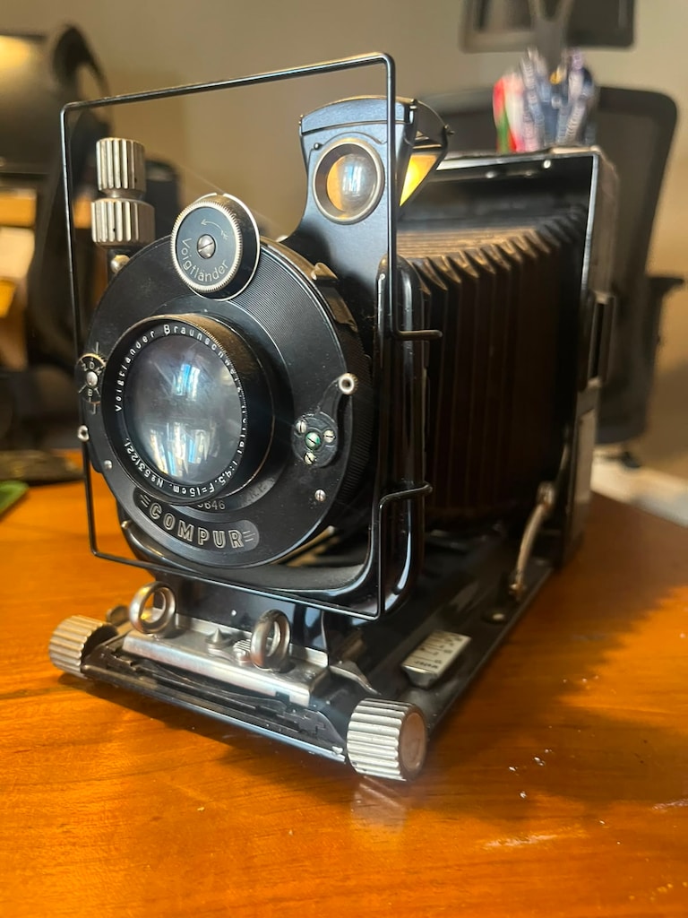 Voigtländer Bergheil 9x12 – Heliar 15cm f/4.5 – Compur (Yaklaşık 1927) - 3