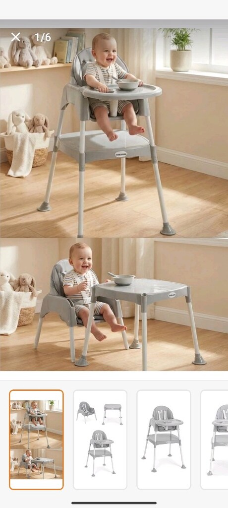kız bebek mama sandalyesi - 6
