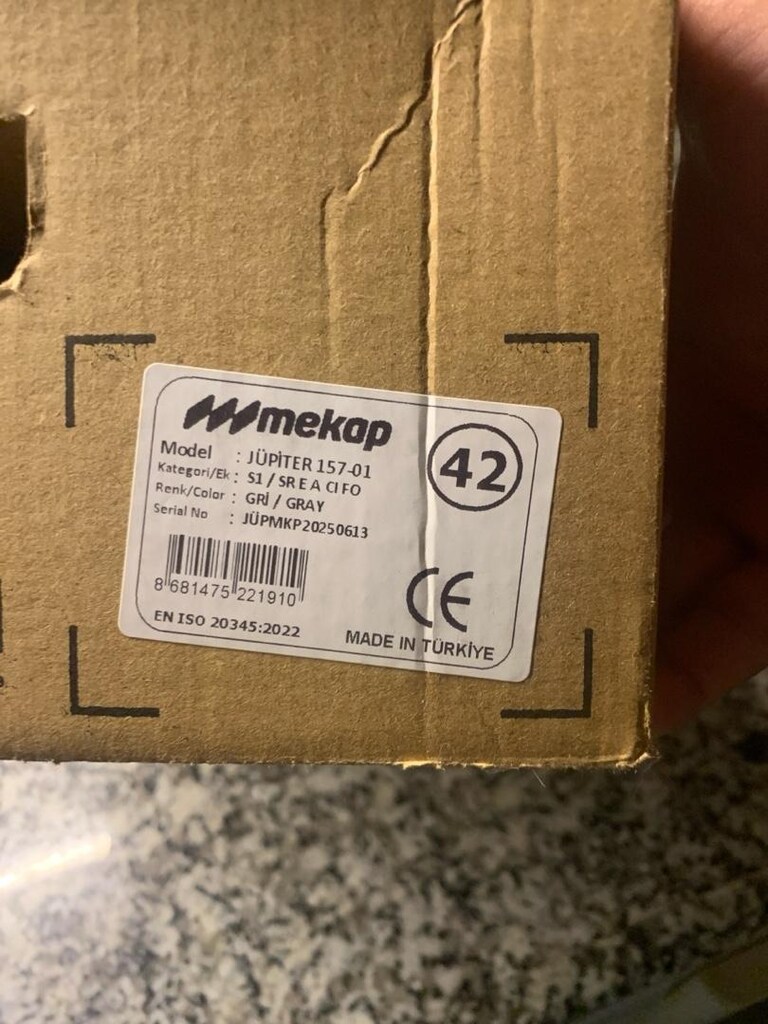 Mekap Jüpiter 42 numara iş ayakkabısı - 2