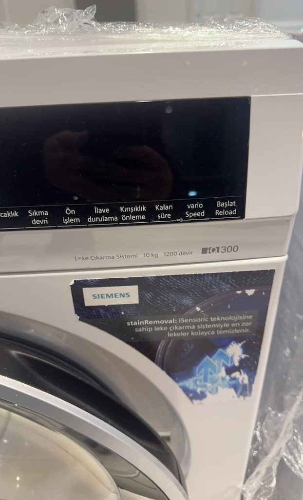 Siemenn 10 kg 12000 devir İQ 300 serisi çamaşır makinesi - 5