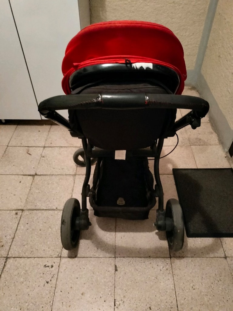 Kanz Çift Yönlü Bebek Arabası (Sürüşü Rahat / Kırmızı) - 2