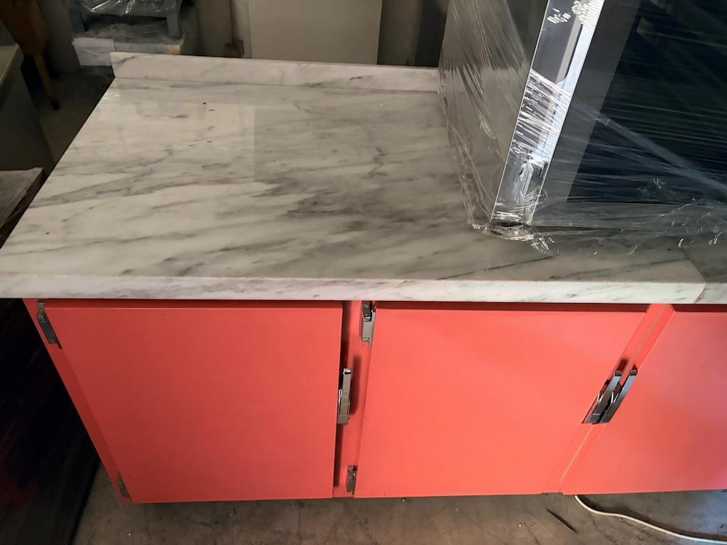 2.5 Metre Mermerli Tezgah Altı Dolaplar / Soğutmalı Çalışma Tezgahları - 6
