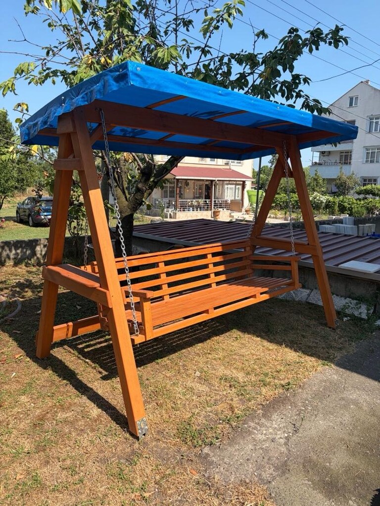 ahşap bahçe salıncağı - 2
