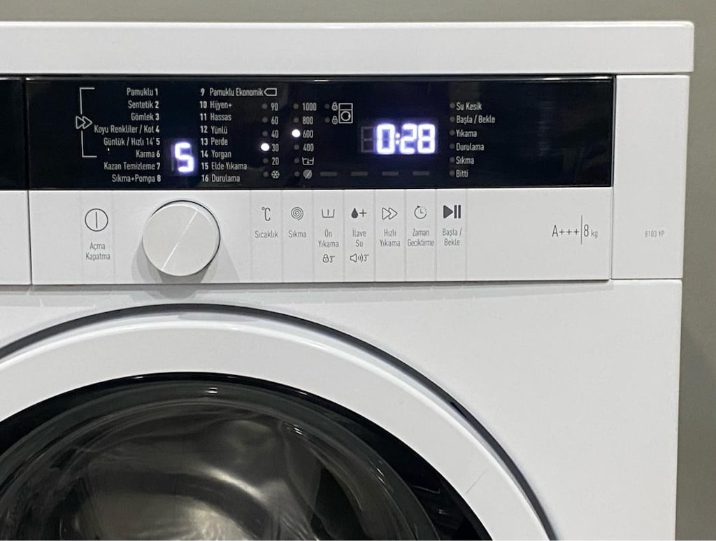 Arçelik 8 Kg Piano Serisi İnverter A+++ Çamaşır Makinesi - 3