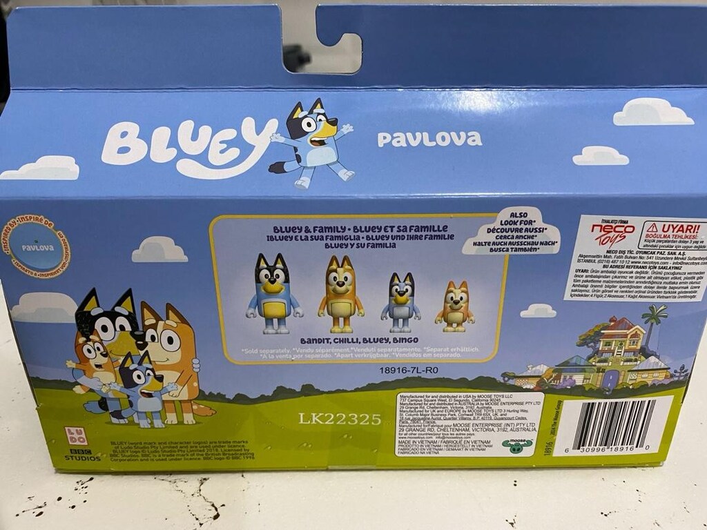 BLUEY oyuncak köpek ailesi - 3