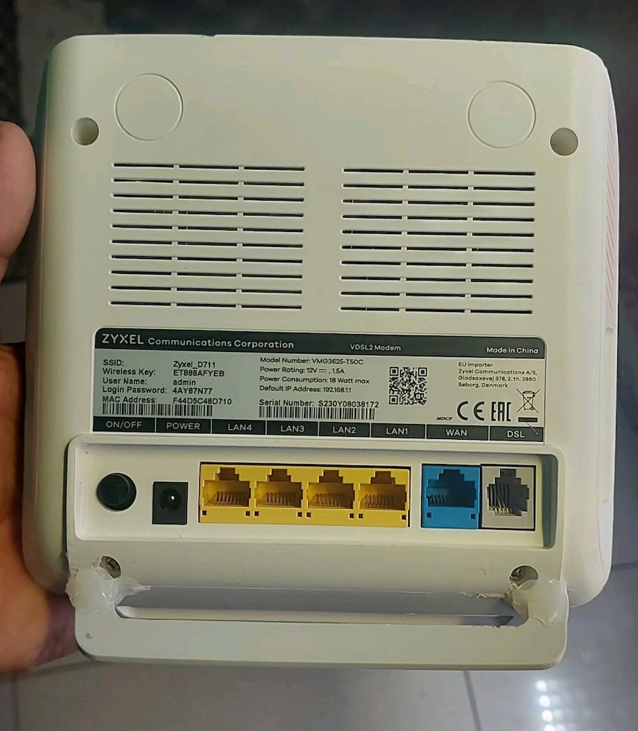 ZYXEL WIFI 6 VDSL2 MODEMLER AYAKLAR KIRIK - 4