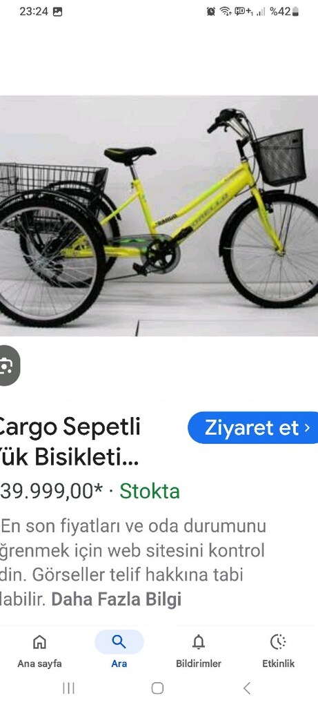 3 TEKERLEKLİ BİSİKLET PEDALLI - 2