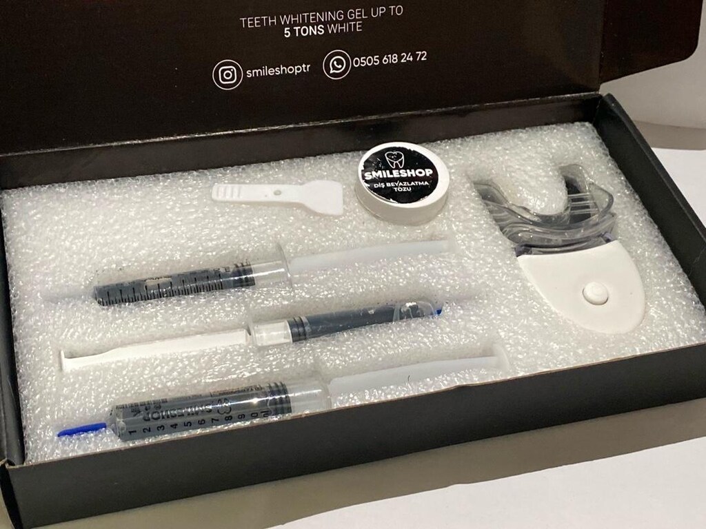 SMİLESHOP LED diş beyazlatma seti - sıfır - Tam Set! - 15
