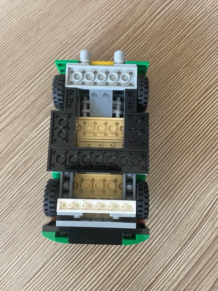 Lego araba orjinal yeşil üstü açık - 6