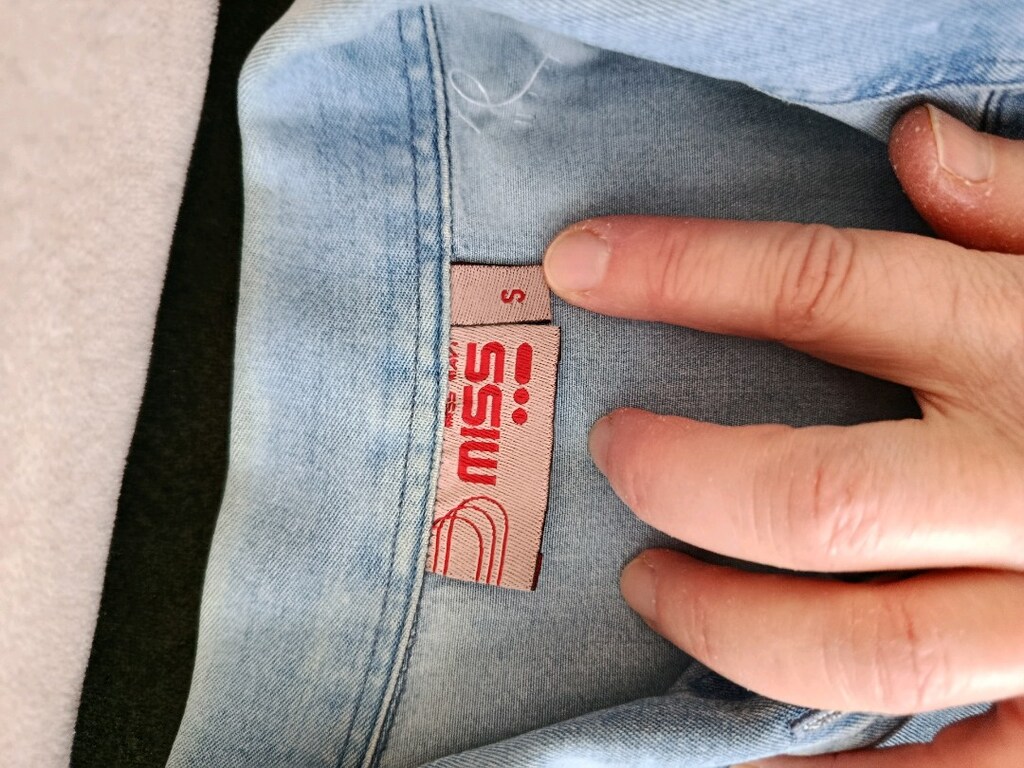 mavi jeans bayan kot gömlek — görsel 2/4