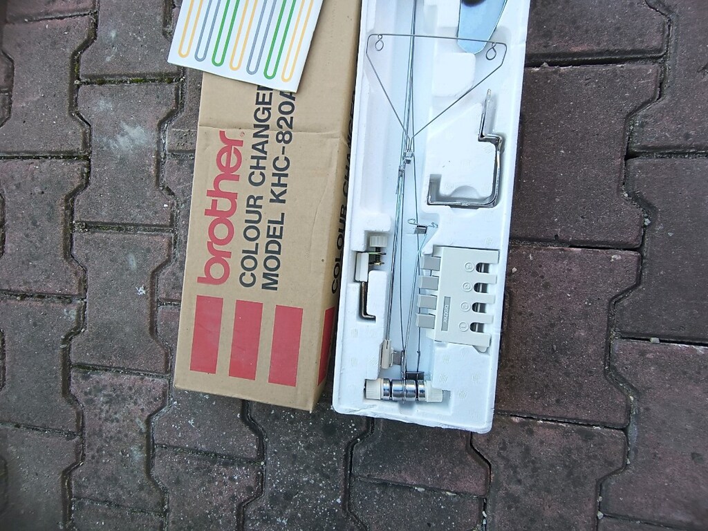 Brother örgü makinesi tek yatak ip değiştirme aparatı sıfır - 3