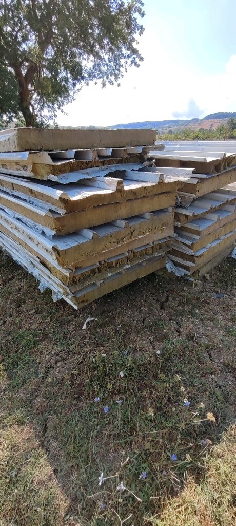 taş yünü panel 2,90ile 3,30 boy 40adet mt 750 - 4