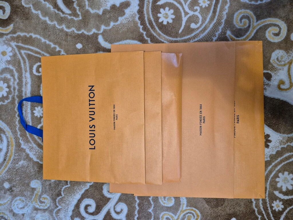 Louis Vuitton orjinal kutu,bez torba,ambalaj poşeti poşet - 7