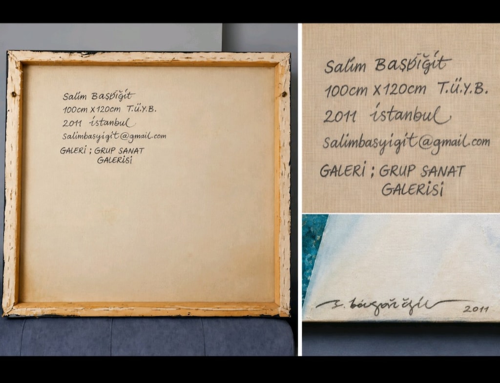 Salim Başyiğit - Orijinal Yağlı Boya (100x120 cm) - 2