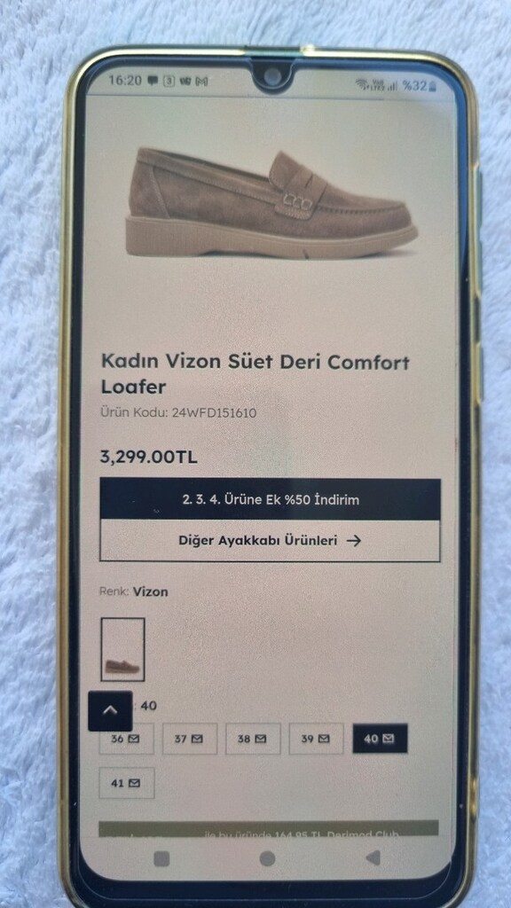 derimod loafer kadın vizon renk 40 numara - 4