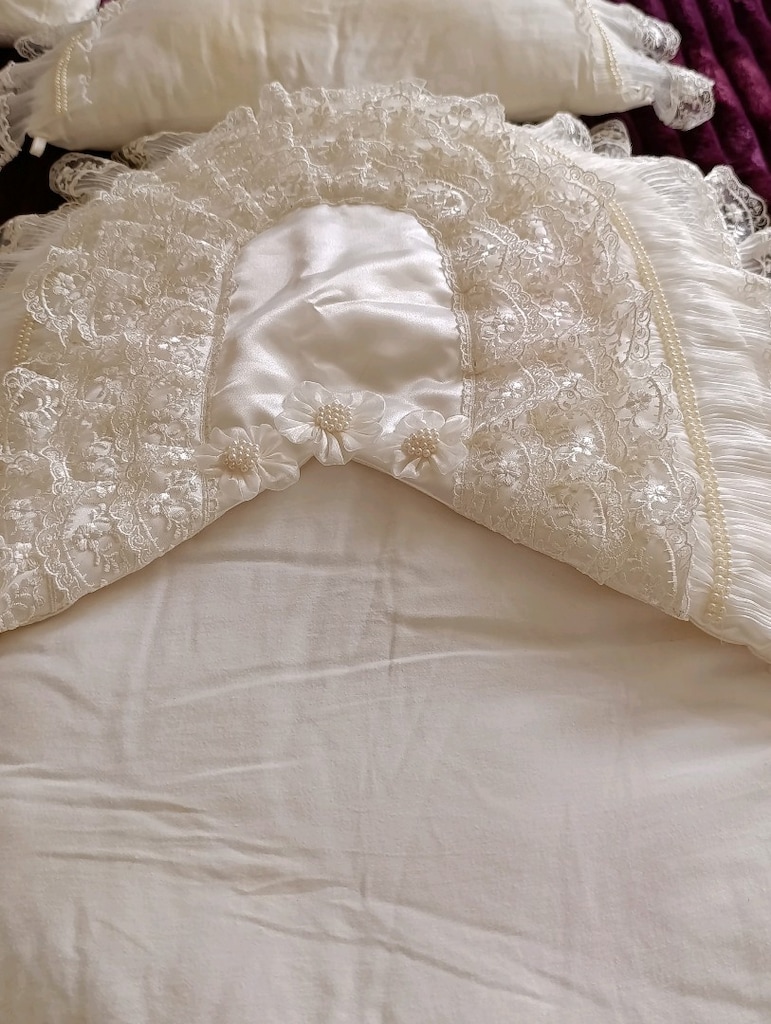 komple set ve ana kucağı, beşik iç süslemesi dahil - 8