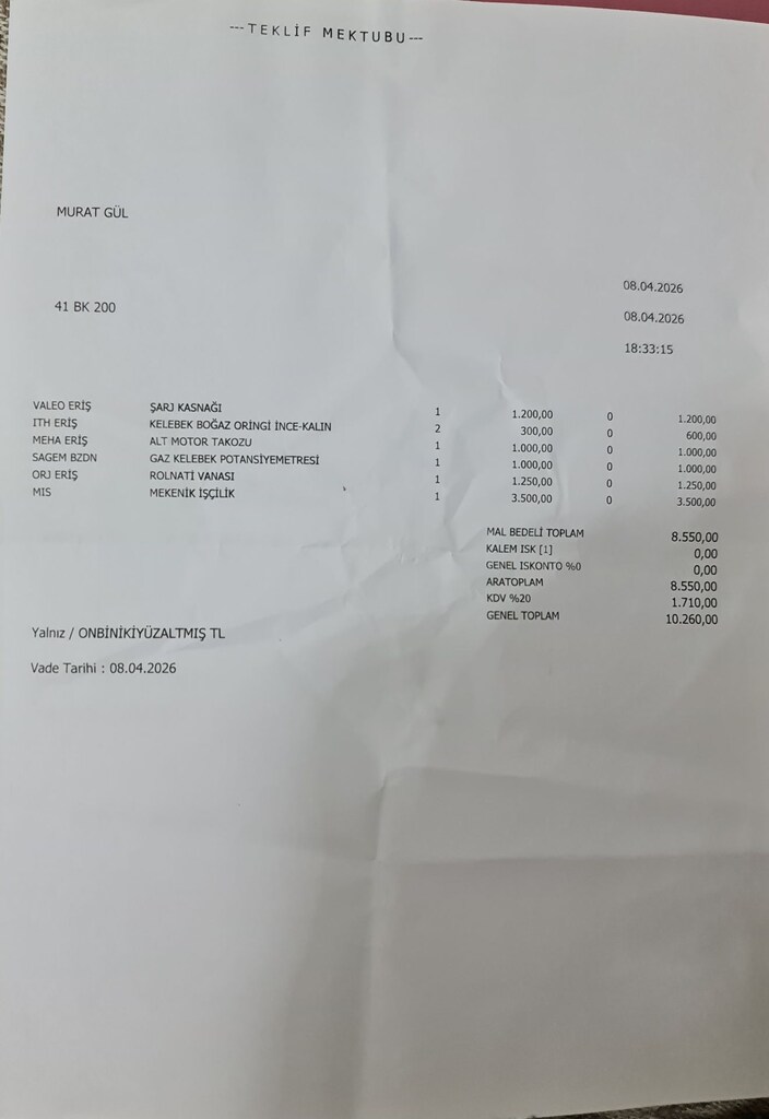 1.6 MOTOR AĞIR BAKIMLARI YAPILDI AÇIKLAMAYI OKUYUN - 14