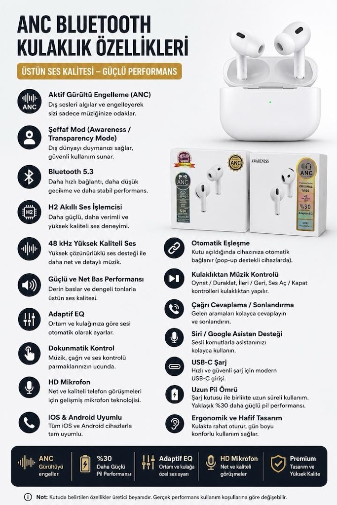 A+++ KALİTE AİRPODS PRO - 3