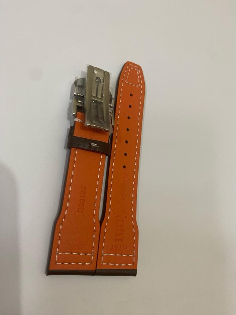 IWC 21 mm kahverengi deri kordon tokalı - 3