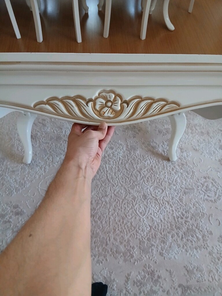 MDF ve İşlemeli Orta Sehpa - 4