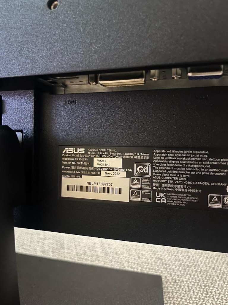 ASUS VA24EHE 24 INCH 75HZ SIFIR AYARINDA (AÇIKLAMAYI OKUYUN) - 3