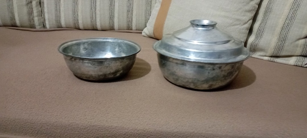 Bakır tencereler eskiden kalma antika - 10