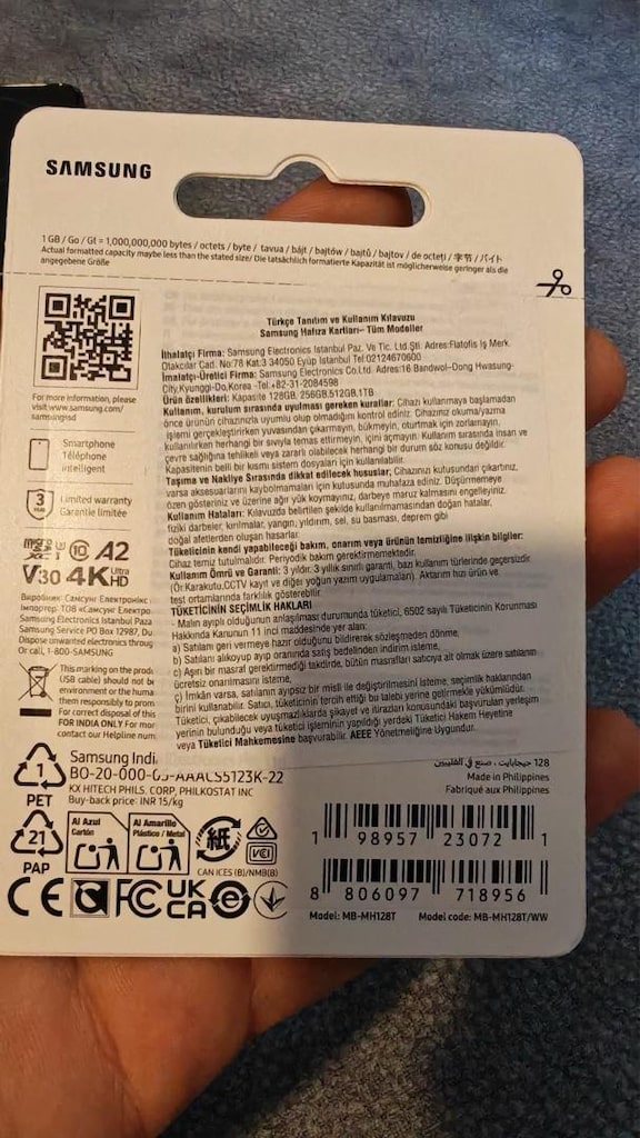 T9 microSD microSDXC UHS-I Kart 128 GB - 2