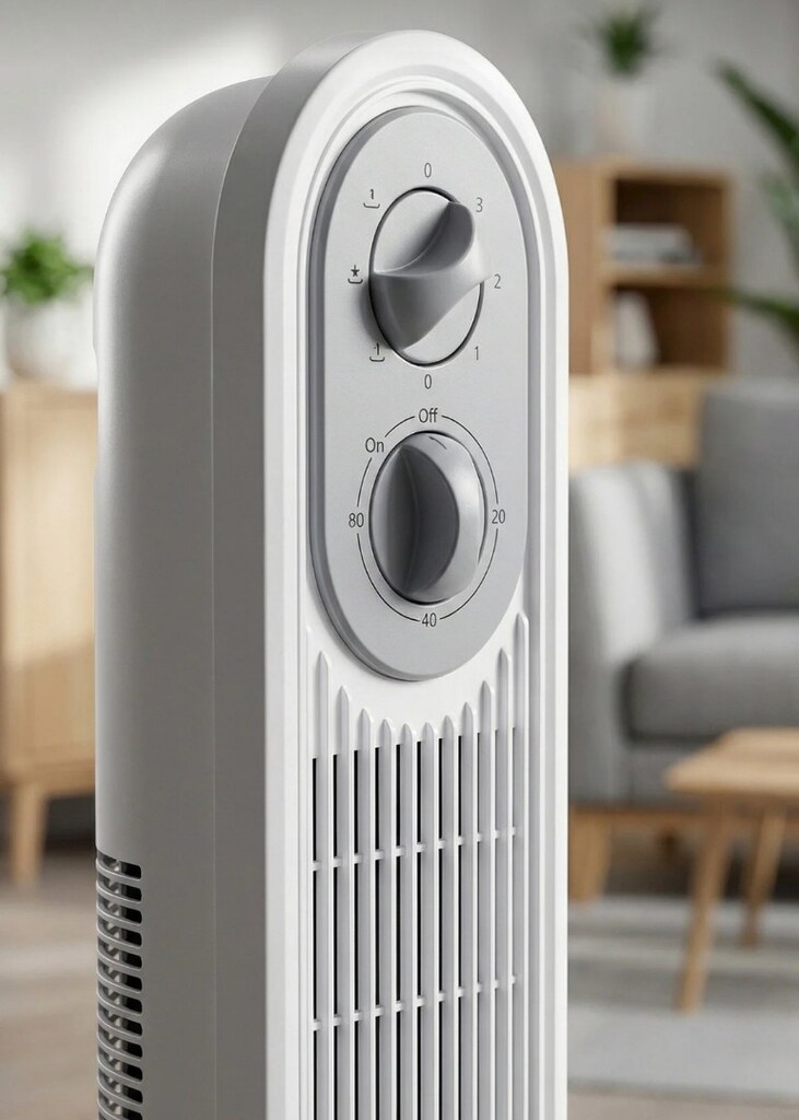 Sıfır Ambalajında Everest 31" Kule Tipi Vantilatör 50W, Zamanlayıcılı - 3