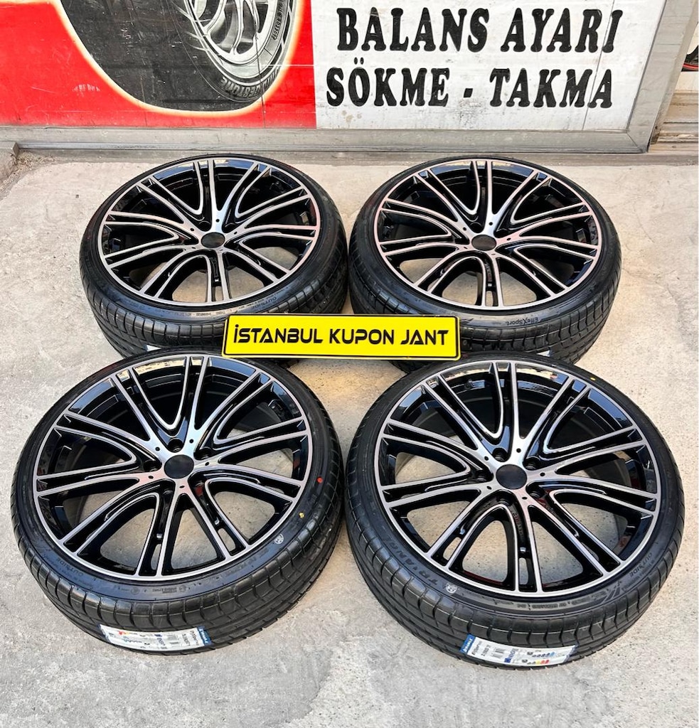 20 İNÇ SIFIR !! JANT LASTİK TAKIMI 5x112 BMW G20 G22 G30 MERCEDES S - 12