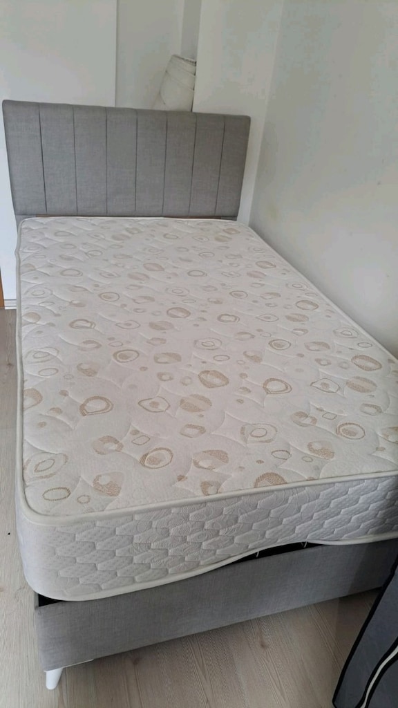 Gri 1.5 Kişilik Yatak - 3