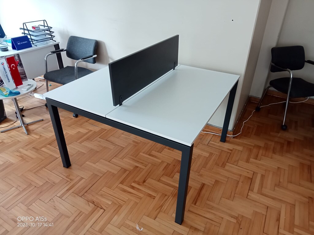 2 KİŞİLİK SATIŞ DESTEK MASASI + 2'Lİ BÜRO MASASI + MORE OFİS - 6