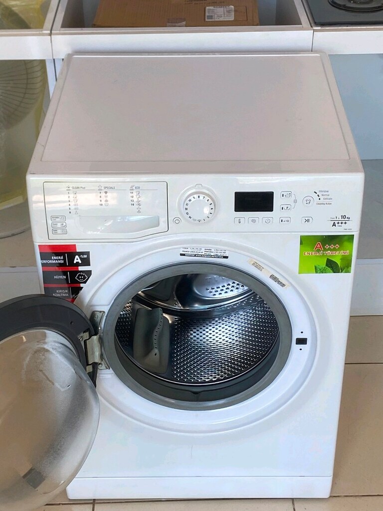 A+++ 10KG TERTEMİZ SORUNSUZ ÇAMAŞIR MAKİNESİ NAKLİYE KURULUM BİZE AİT - 7