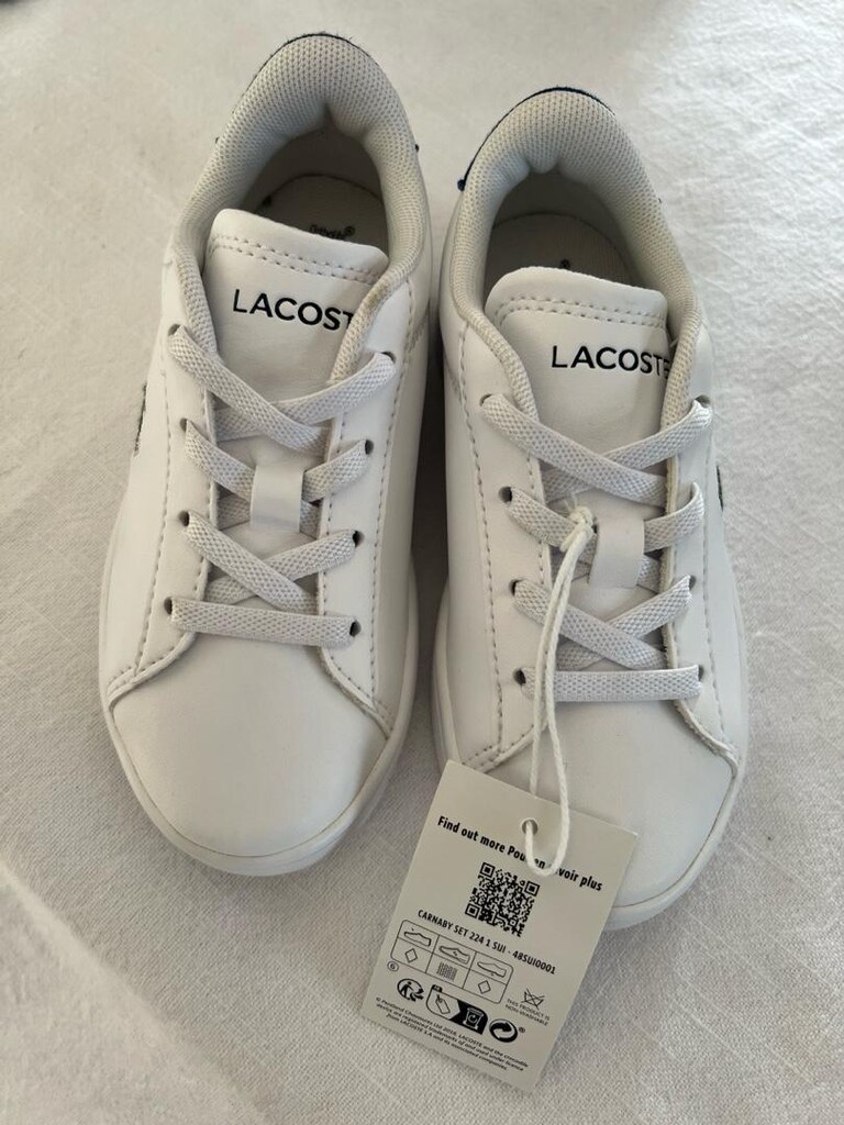 Lacoste Carnaby Set Çocuk Beyaz Spor Ayakkabı - 6