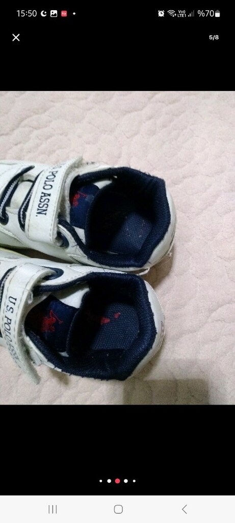 Converse çocuk ayakkabı. 20 numara. Sıfır ayarında. Us polo 29 numa - 15