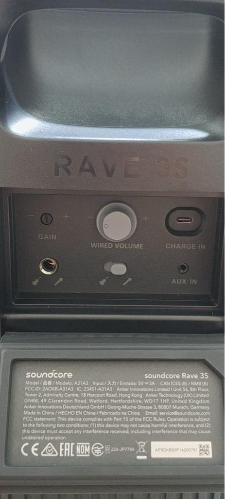 Mükemmel ses sistemi Anker Soundcore Rave 3S - 7