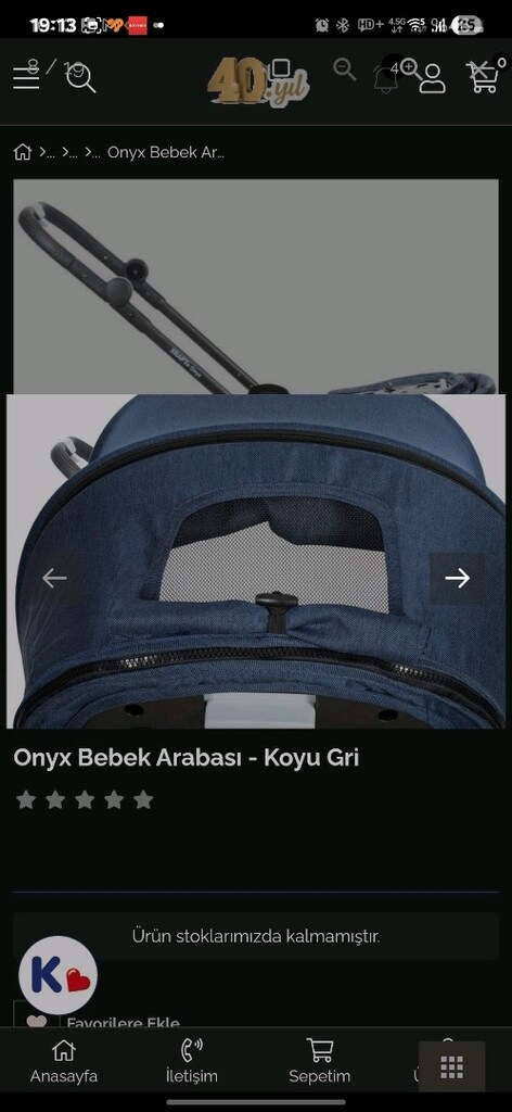 Kraft Onxy Bebek Arabası - 5