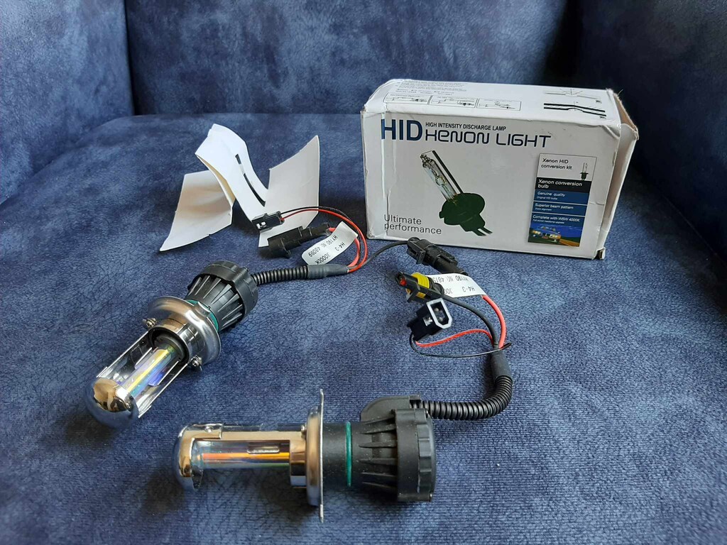HID Xenon Light 12V 35W H4 Far Kiti (Ultra Soğuk Beyaz / Mor Ton) - 3