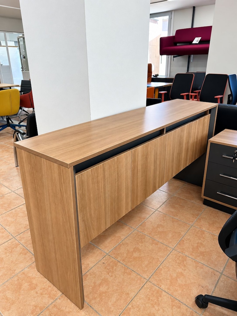 KLAS OFİS ÜSKÜDAR 180X85 MARBELLA KİRAZ MAKAM TAKIMI - 5