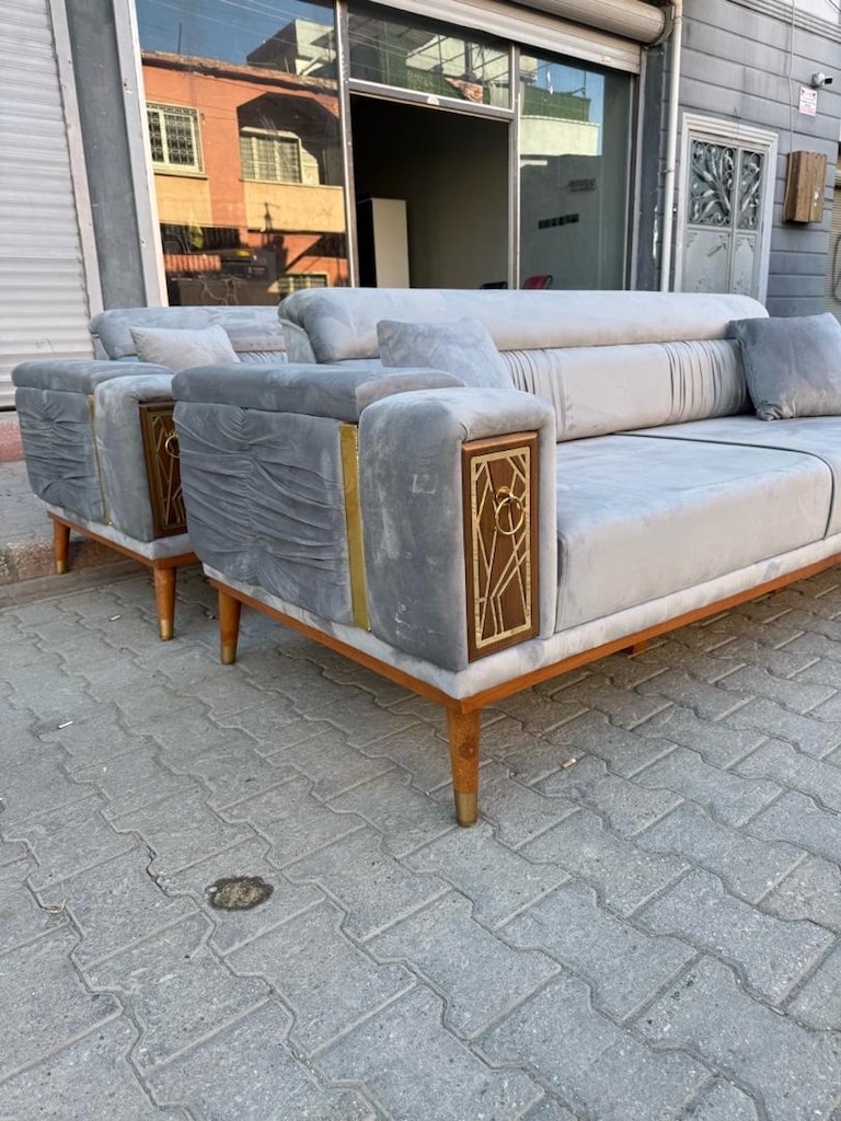 koltuk takımı 2adet 3lü eve teslim mekanizmalı - 5