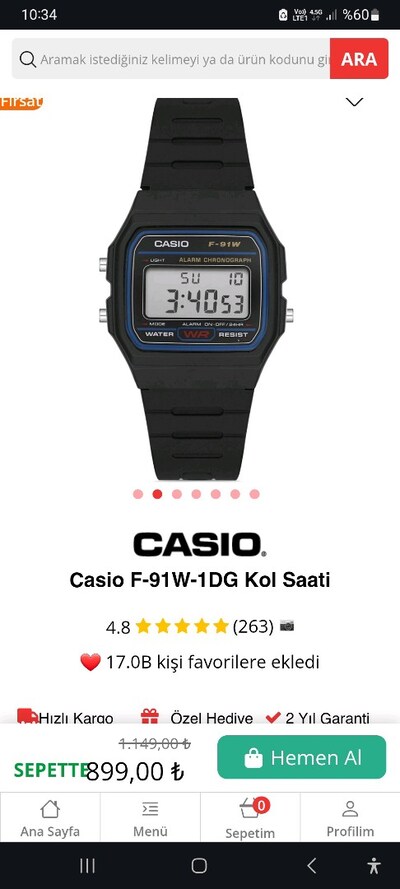 Casio saat