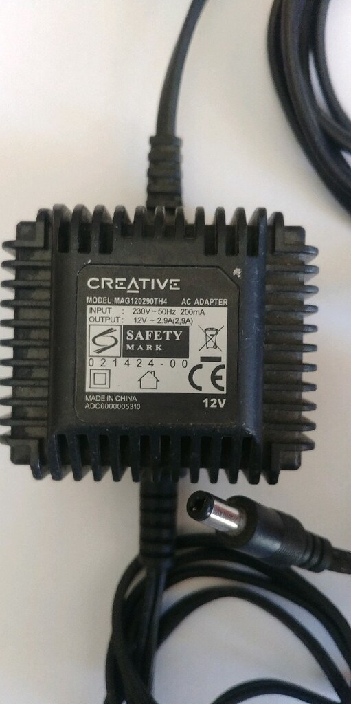 Orjinal Creative 12v - 2.9a AC/AC Adaptör 5 - 2
