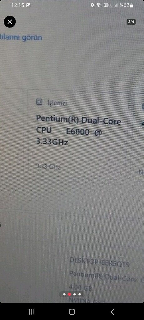 Asus dd2 anakart E6800 işlemci ve fanı - 4
