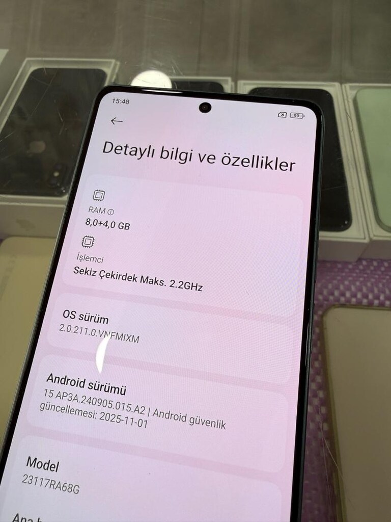 REDMİ NOT 13 PRO 8 RAM 256 GB KAYIT YAPILDI SERVER KAYIT - 4