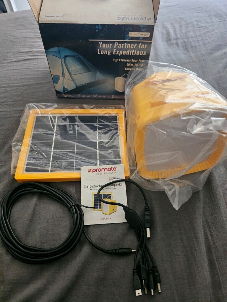 PROMATE SOLARTORCH-1 3'Ü 1 ARADA SOLAR KAMP SETİ - 4