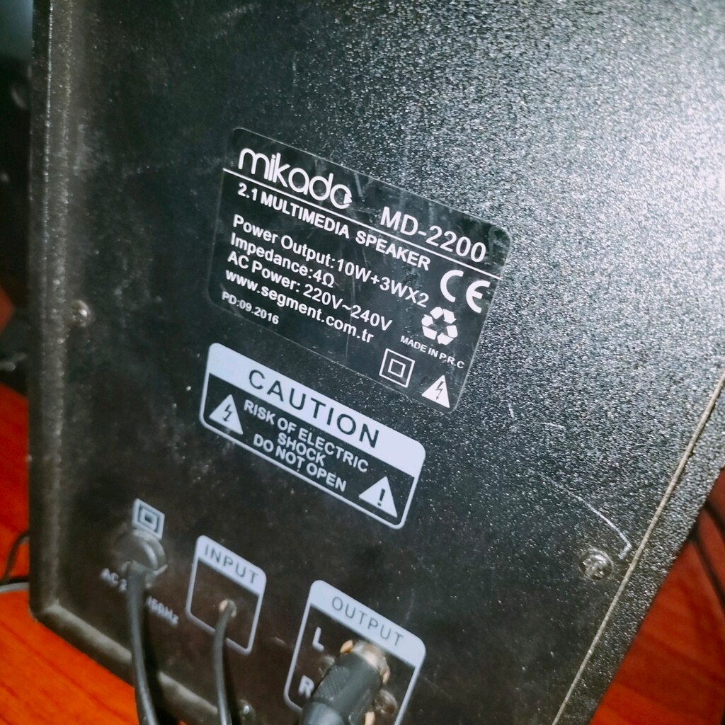 Mikado Md 2200 speaker 2+1 aktif Buffer - 3
